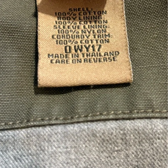 L.L. Bean Barn Chore Jacket with Corduroy collar XXL Tall in cotton canvas - Picture 9 of 9